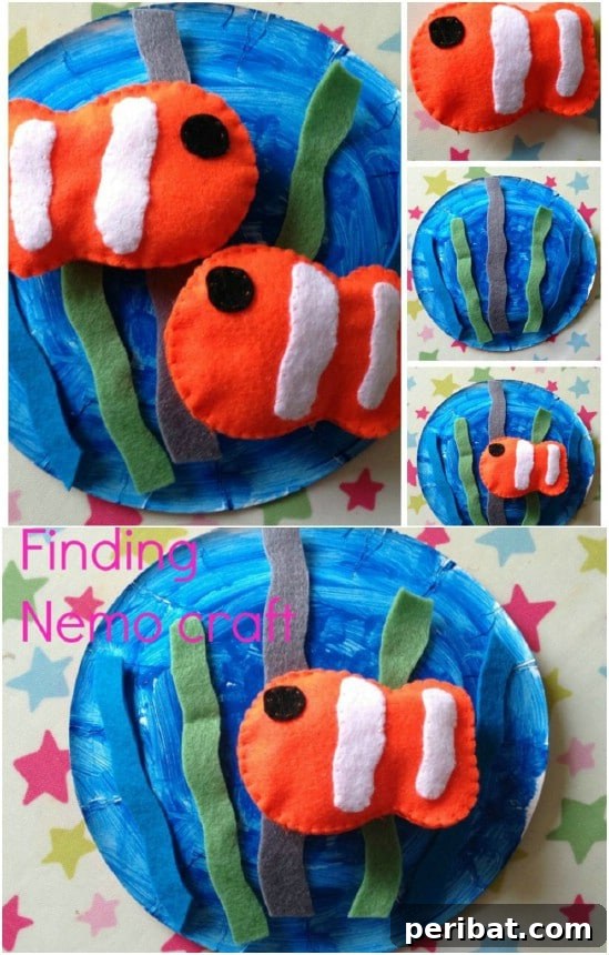 Endless Disney Crafting Fun for Kids 28 Easy DIY Finding Nemo Craft with paper plates