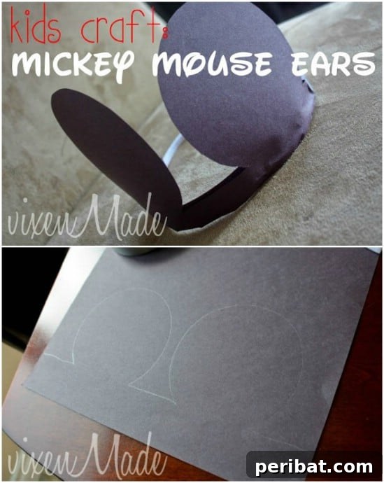 Endless Disney Crafting Fun for Kids 40 Easy Construction Paper Mickey Ears craft