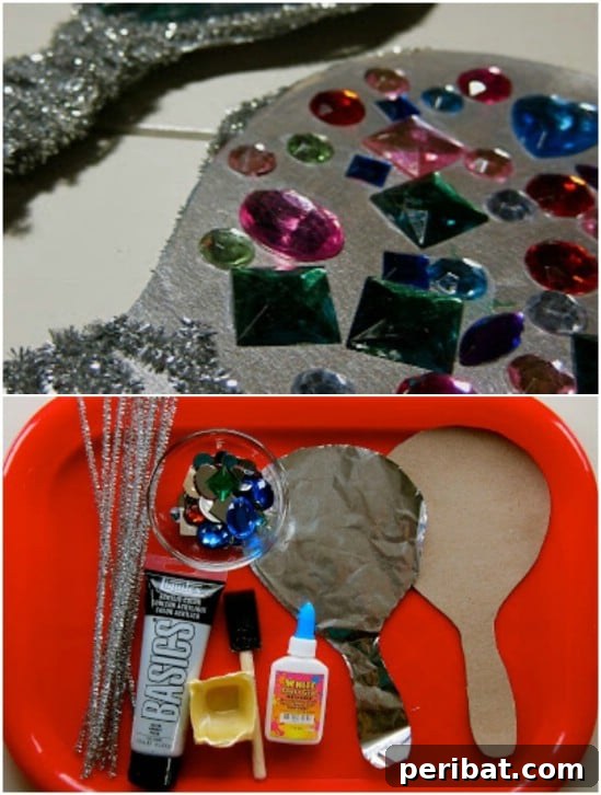 Endless Disney Crafting Fun for Kids 49 DIY Beauty And The Beast Mirror craft