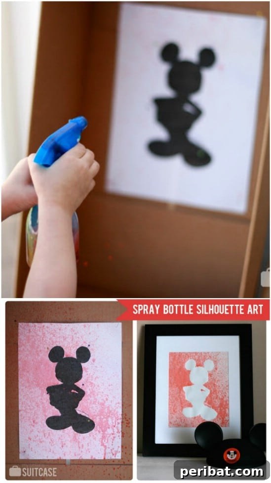 Endless Disney Crafting Fun for Kids 54 Disney Inspired Spray Bottle Art project
