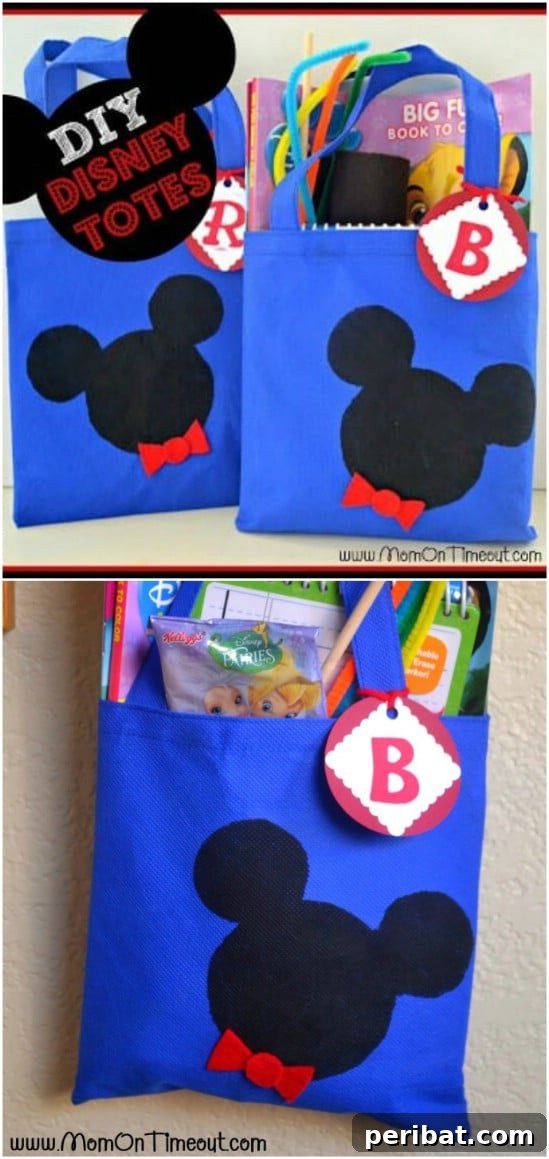 Endless Disney Crafting Fun for Kids 56 DIY Disney Tote Bags for kids