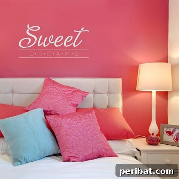 Cozy 'Sweet Dreams' Wall Quote for Master, Kids', and Nursery Bedrooms