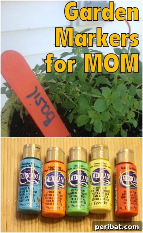 Crafting Summer Memories: Delightful Popsicle Stick Projects for Kids 26 Popsicle Stick Garden Plant Markers with illustrations of vegetables