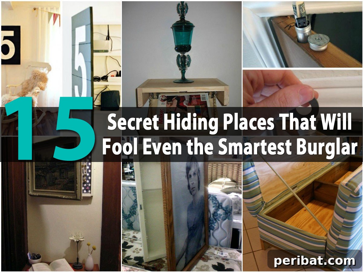 15 Clever Hiding Spots No Burglar Will Ever Find 2 Clever Hiding Places for Valuables
