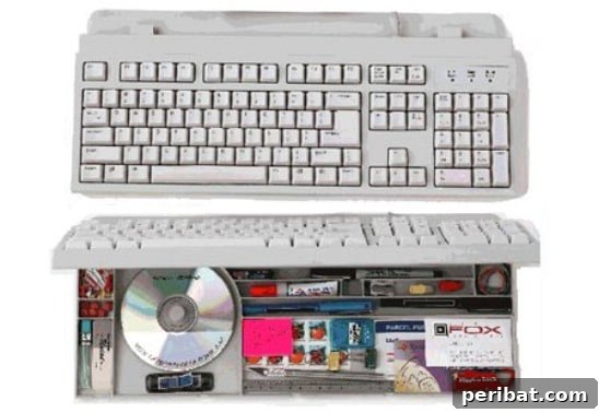 15 Clever Hiding Spots No Burglar Will Ever Find 15 Computer Keyboard Storage - 15 Secret Hiding Places That Will Fool Even the Smartest Burglar