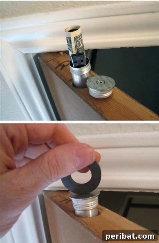 15 Clever Hiding Spots No Burglar Will Ever Find 3 Stash Cash in the Door? - 15 Secret Hiding Places That Will Fool Even the Smartest Burglar