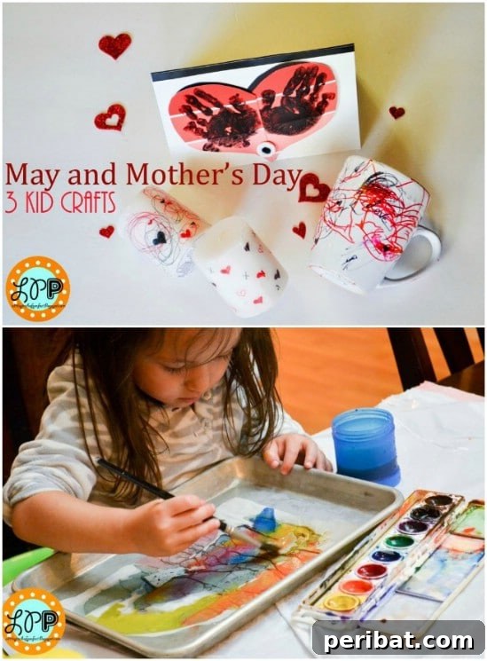 Paint Chip Surprise Handprint Card