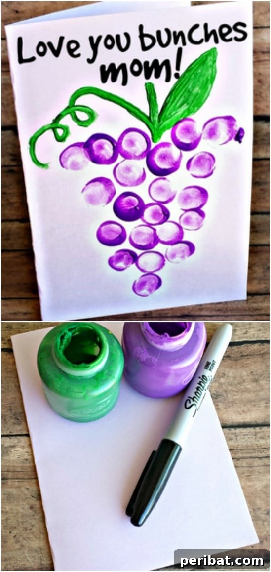 Love You Bunches Thumbprint Cart