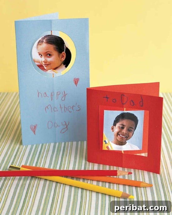 DIY Spinning Mother’s Day Card