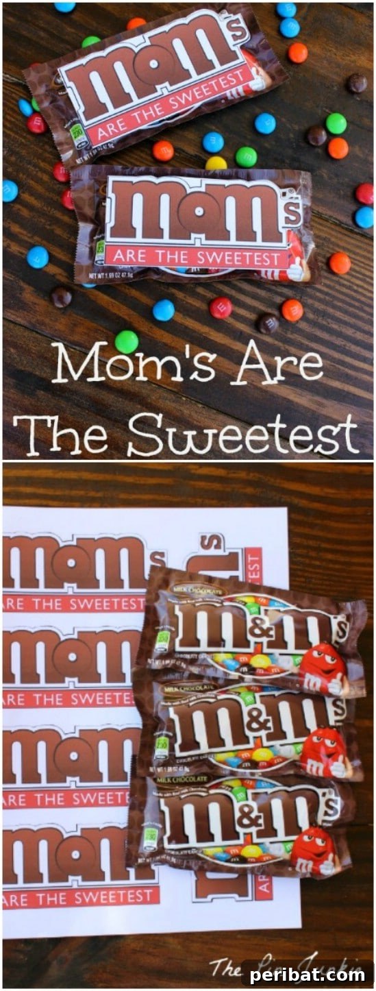 Cute M&Ms Printable Cards