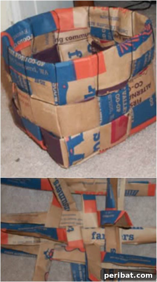 Smart DIY Hacks for Fresher Fruits and Vegetables 10 Charming DIY Upcycled Paper Bag Baskets, perfect for organizing produce on shelves