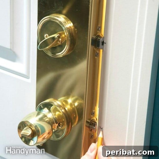 Reinforce Door Jambs - 20 Easy and Effective DIY Tricks to Keep Your Home Safe