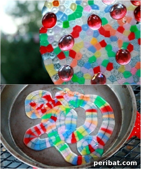 DIY Melted Bead Suncatchers project
