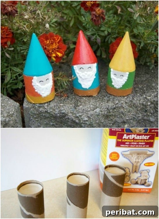 Adorable DIY Mini Garden Gnomes craft