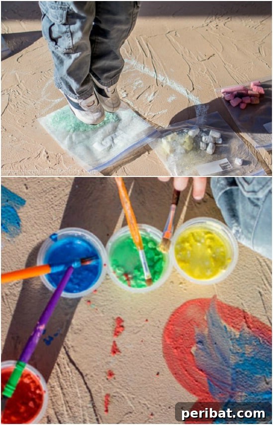 Easy DIY Chalk Paint recipe for kids