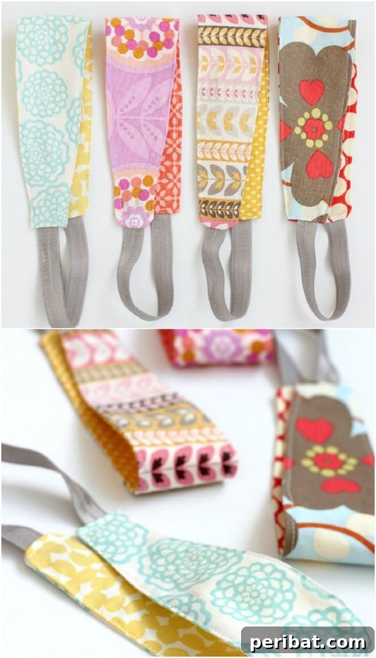 DIY Reversible Fabric Headband Sewing Tutorial