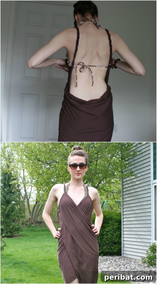 Easy 20 Minute DIY Beach Coverup Sewing Project