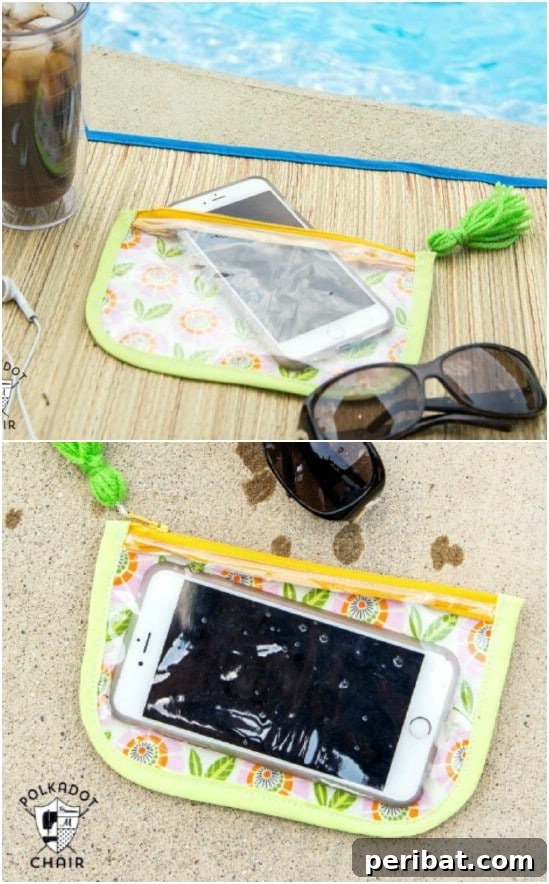 DIY Waterproof Phone Case for Beach and Pool