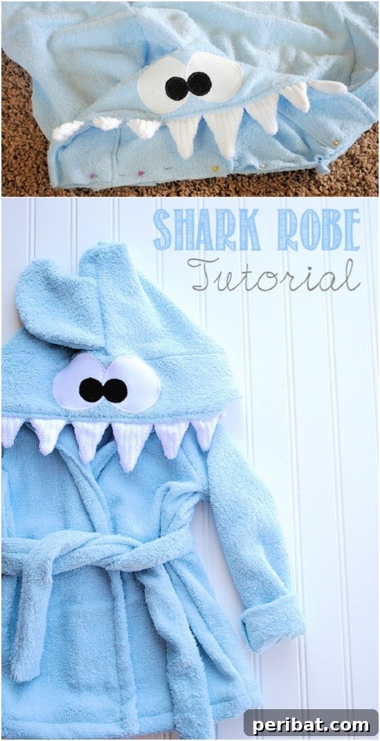 Baby or Toddler Terrycloth Robe Sewing Project