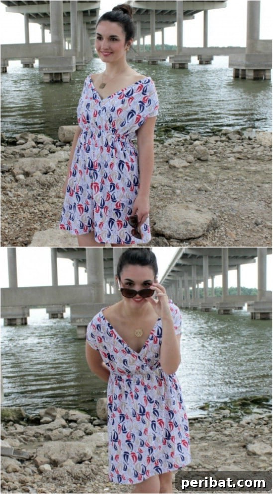 Stylish DIY Boat Club Dress and Swimsuit Coverup Pattern