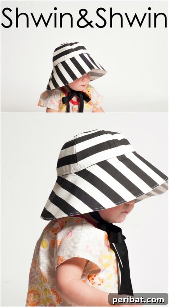 Adorable DIY Child’s Sun Hat Sewing Pattern