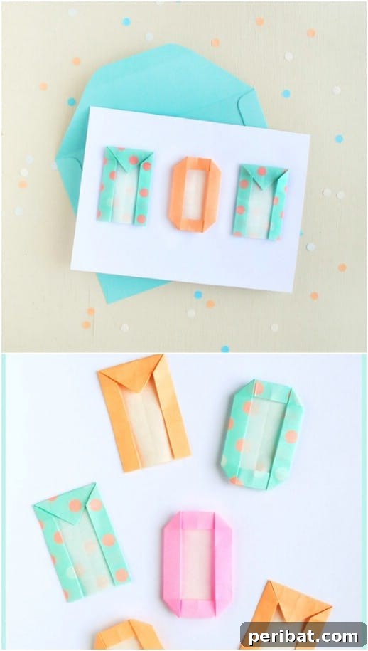 35 Adorable Mother's Day Crafts Kids and Toddlers Can Make 32 Simple DIY Origami Letter Card for Mother's Day