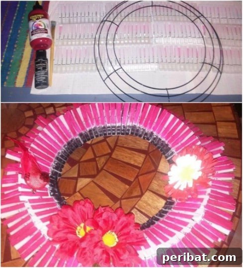 Dollar Store Summer Wreaths: 25 Gorgeous DIY Ideas 7 Simple Dollar Store Daisy Wreath