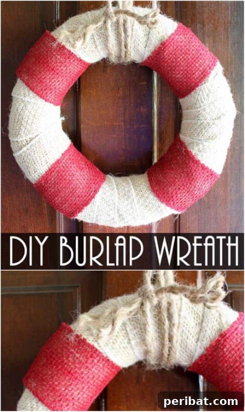 Dollar Store Summer Wreaths: 25 Gorgeous DIY Ideas 8 DIY Coastal Themed Burlap Wreath