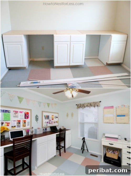 Ingenious Ways to Repurpose Old Kitchen Cabinets 9 Cheap And Easy DIY Craft Desk from old kitchen base cabinets