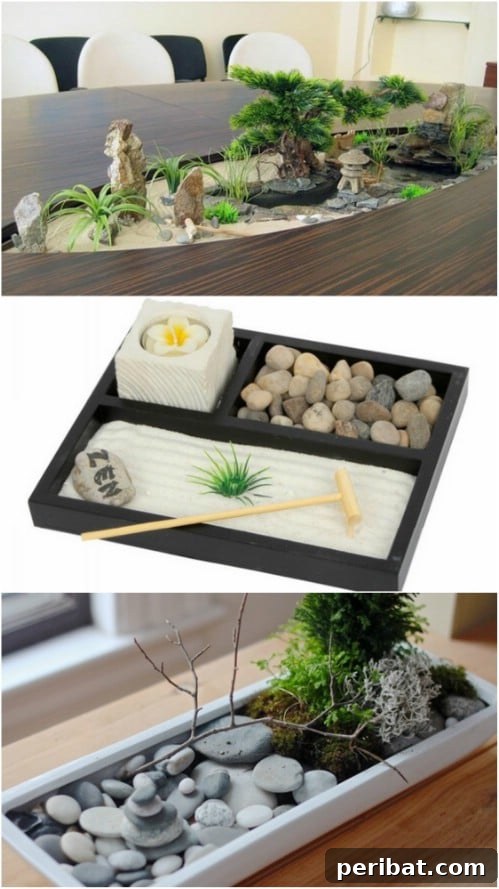 DIY Tabletop Rock Garden