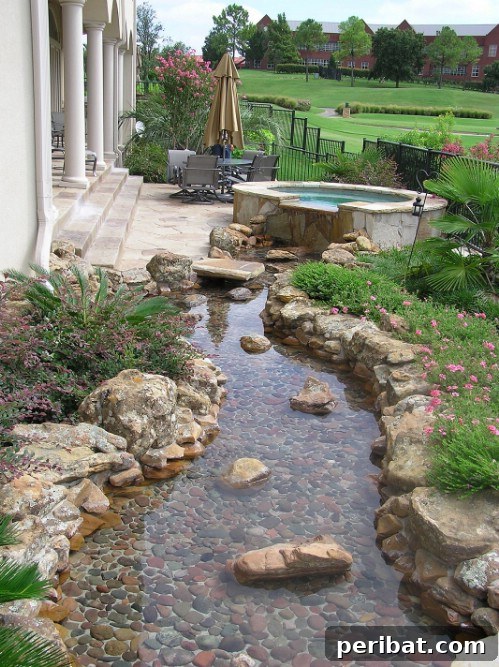 DIY Rock Water Garden