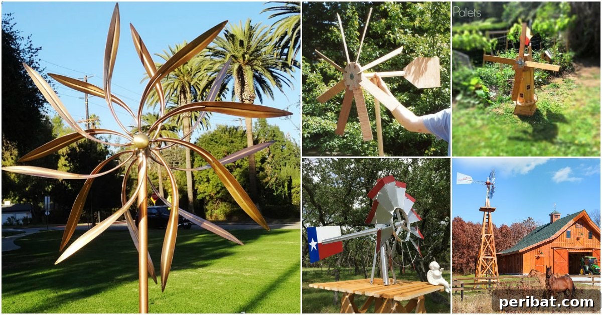 10 Stunning DIY Windmills to Enhance Your Garden's Appeal 2 diy windmills