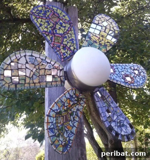 10 Stunning DIY Windmills to Enhance Your Garden's Appeal 11 Beautiful DIY Mosaic Garden Windmill