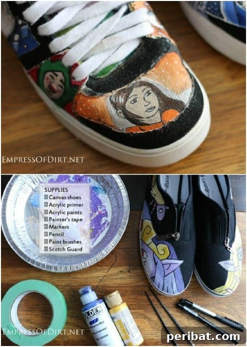 10 Mind-Blowing Ways to Reinvent Your Old Shoes 10 DIY Painted Shoes