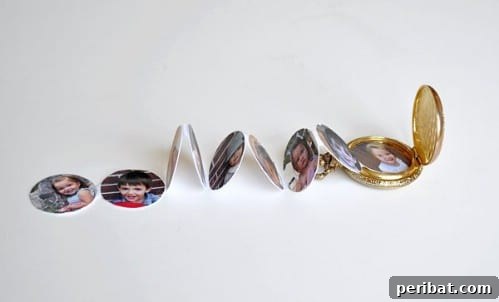 25 Cute and Quick Father's Day Crafts from Kids 21 DIY Pocket Watch Photo Album