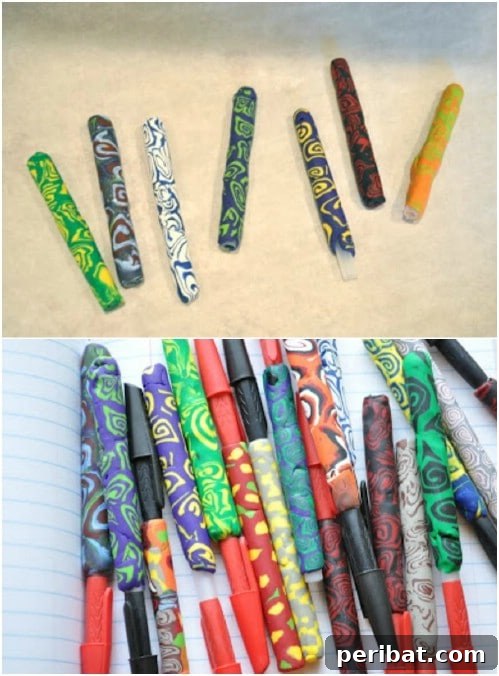 25 Cute and Quick Father's Day Crafts from Kids 7 Cute DIY Clay Pens
