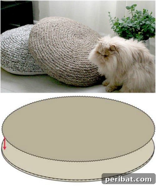Lounge Large: 22 Easy DIY Giant Floor Cushions 3 Easy DIY Crocheted Rag Pillows