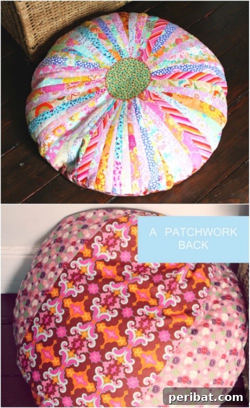 Lounge Large: 22 Easy DIY Giant Floor Cushions 4 Repurposed Fabric Floor Cushion
