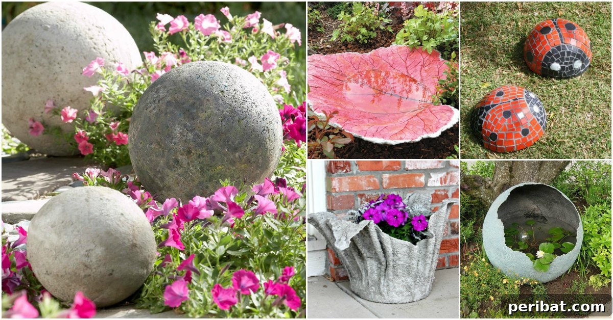Creative DIY Concrete Garden Projects