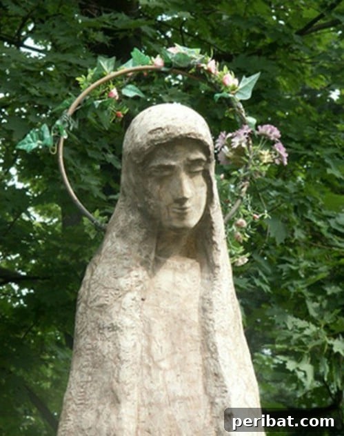 DIY Concrete Garden Statue
