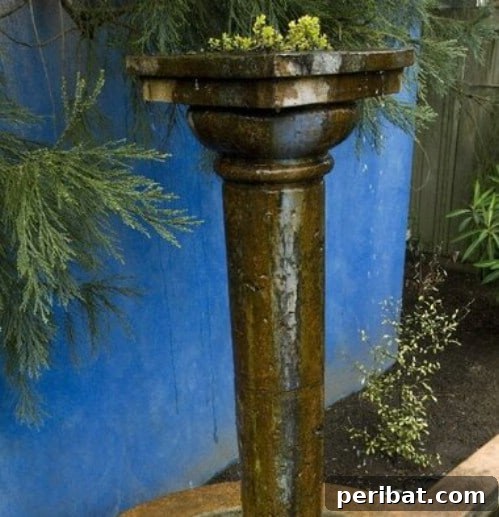 DIY Concrete Garden Columns