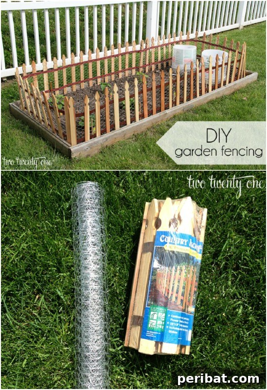 Simple DIY Wood And Wire Fence
