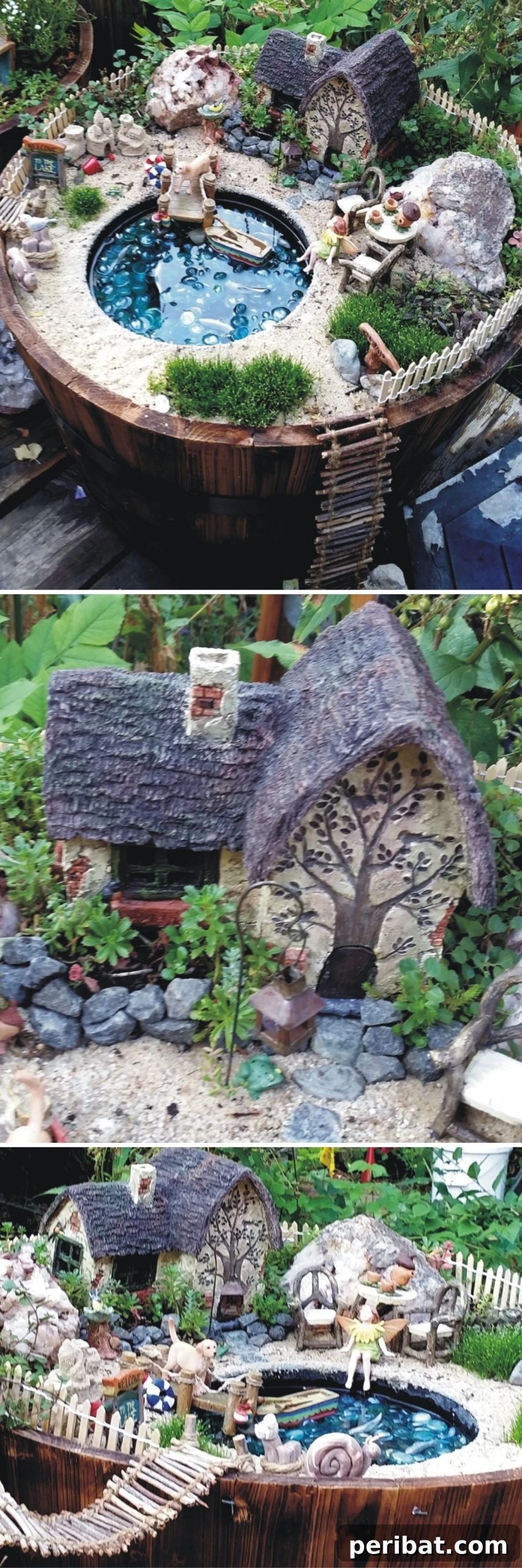 Bring Whimsical Magic Home: DIY Fairy Garden Ideas for Every Corner 15 DIY Lakeside Cottage Fairy Garden