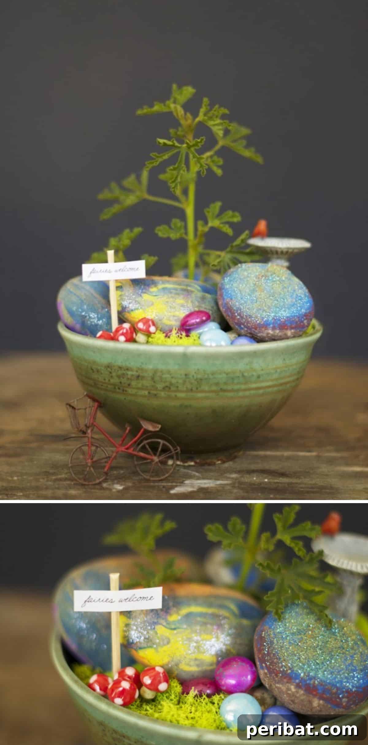 Bring Whimsical Magic Home: DIY Fairy Garden Ideas for Every Corner 20 Beach Stone Fairy House
