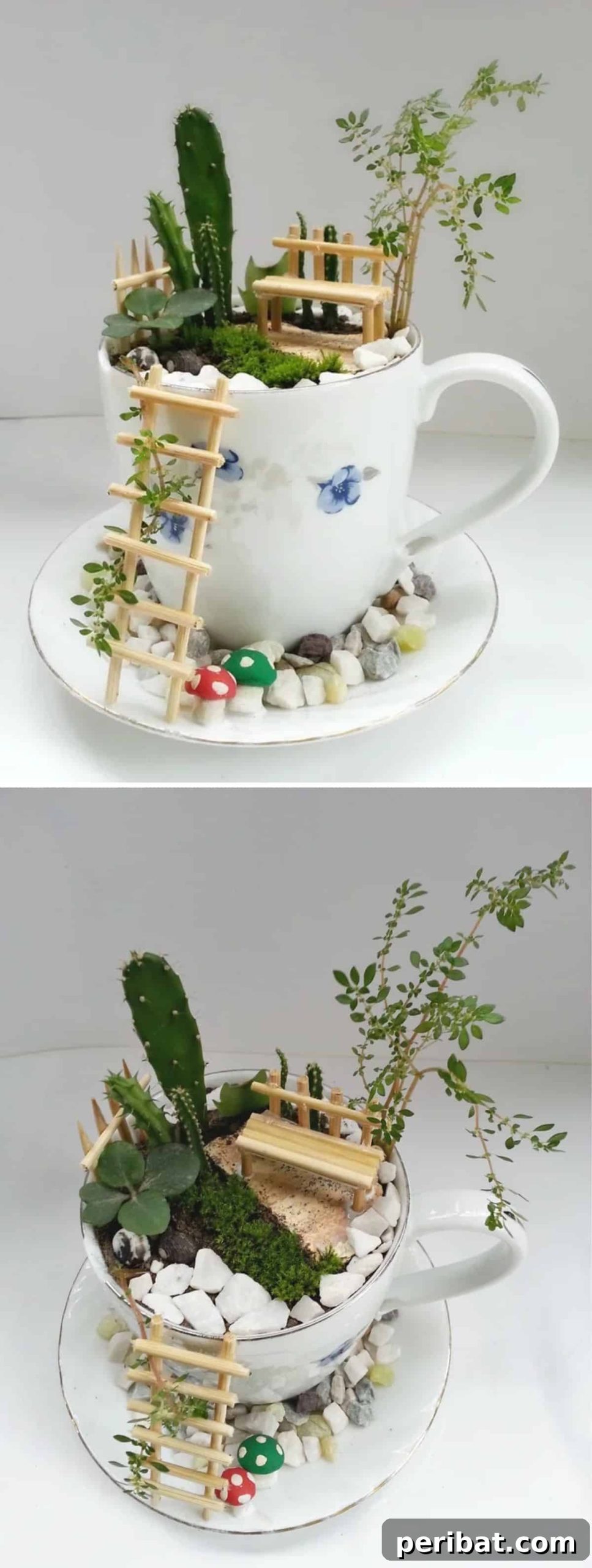 Bring Whimsical Magic Home: DIY Fairy Garden Ideas for Every Corner 9 Repurposed Teacup Fairy Garden