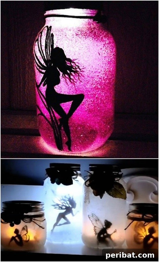 Beyond Basic: 25 DIY Nightlights to Elevate Your Home's Ambiance 13 Frosted DIY Fairy Lanterns