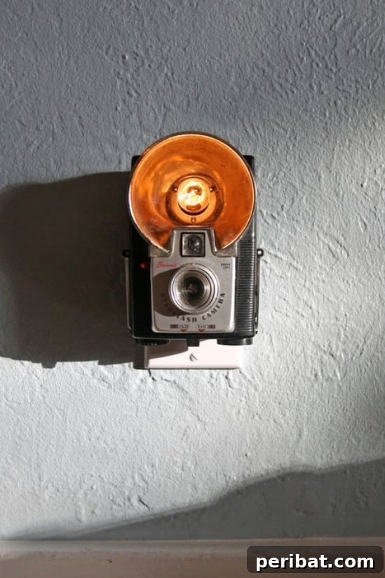 Beyond Basic: 25 DIY Nightlights to Elevate Your Home's Ambiance 23 Cute Vintage Camera Nightlight