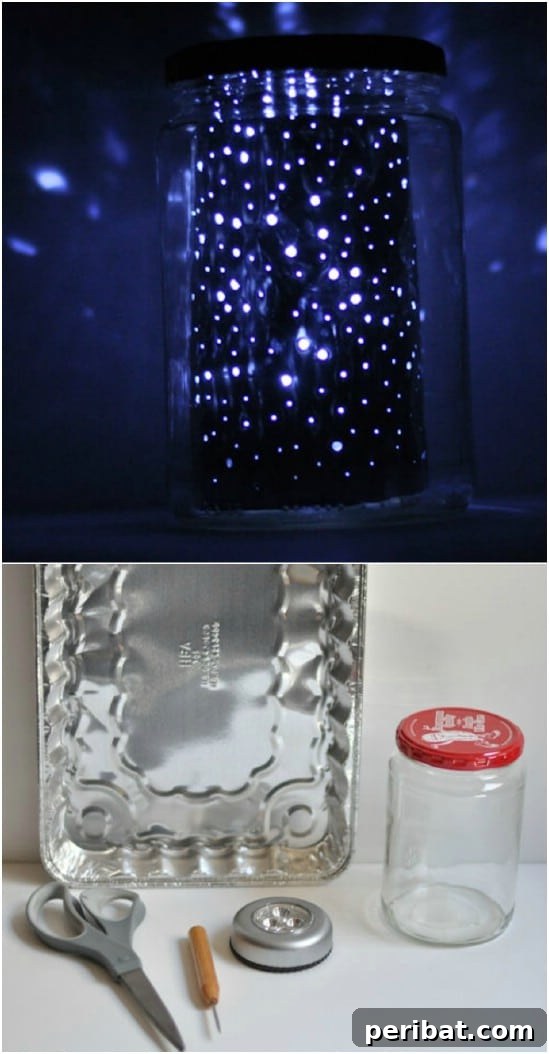 Beyond Basic: 25 DIY Nightlights to Elevate Your Home's Ambiance 5 Fun DIY Constellation Jar Nightlight