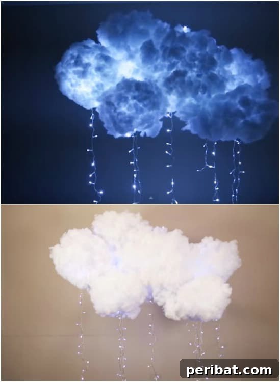 Beyond Basic: 25 DIY Nightlights to Elevate Your Home's Ambiance 7 DIY Cloud Nightlights