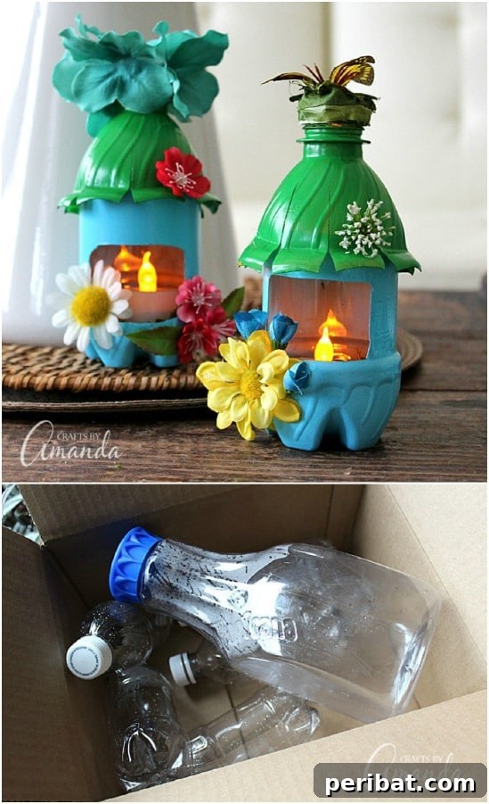 Beyond Basic: 25 DIY Nightlights to Elevate Your Home's Ambiance 8 Upcycled Plastic Bottle Fairy Nightlight